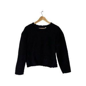 Lululemon black wool blend fleece jacket size 6